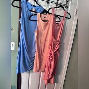 3 skin tight sleeveless summer dress